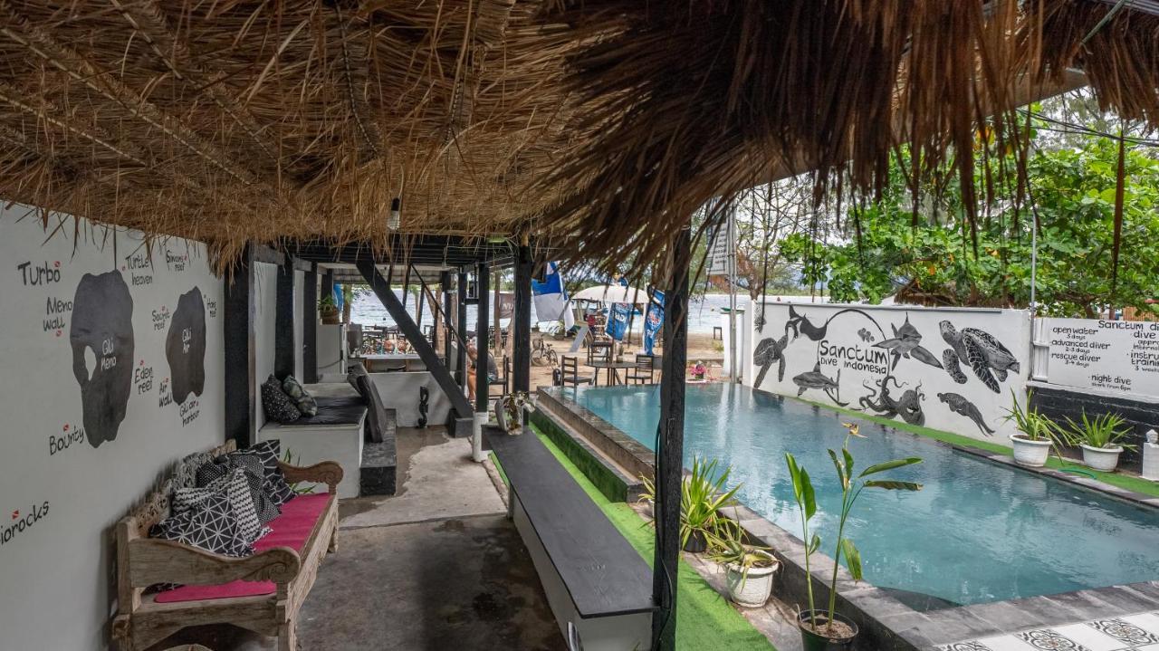 Sanctum Dive Villa With Private Pool Gili Trawangan Exterior foto